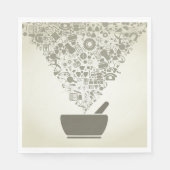 Wetenschap Objecten Papieren servetten (Voorkant)