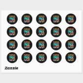 Wetenschap omdat het beter is om alles uit te zoek ronde sticker (Vel)