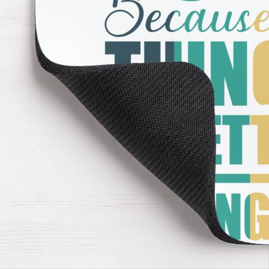 Wetenschap omdat het dingen uitzoeken muismat (Hoek)