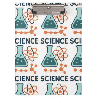 Wetenschap Onderwerp Sticker – Kolf, Moleculen & A Klembord