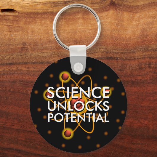 WETENSCHAP ONTGRENDELT POTENTIEEL SLEUTELHANGER (Voorkant)