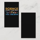 Wetenschap op het gebied van chemie en fysica visitekaartje (Voorkant / Achterkant)