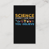 Wetenschap op het gebied van chemie en fysica visitekaartje (Voorkant)