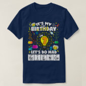 Wetenschap op jaarbasis Leeftijd 7 Lets do Science T-shirt (Design voorkant)
