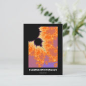 Wetenschap op steroïden Mandelbrot fractal - Weten Briefkaart (Staand voorkant)