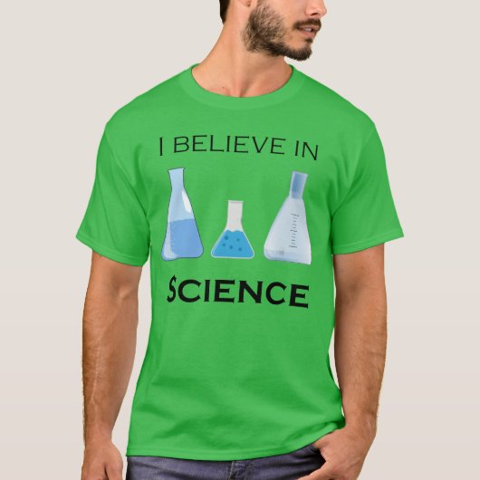 Wetenschap Optimistisch Meme-vrienden T-shirt (Voorkant)