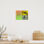 Wetenschap, Planten, reproductie, bestuiving Poster (Keuken)
