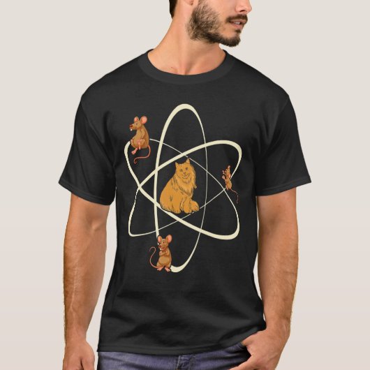 Wetenschap Proton kat T-shirt (Voorkant)