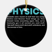 Wetenschap Quantum Mechanic Nerd Geek Physics Keramisch Ornament (Voorkant)