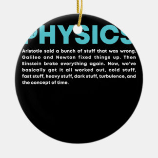 Wetenschap Quantum Mechanic Nerd Geek Physics Keramisch Ornament