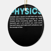 Wetenschap Quantum Mechanic Nerd Geek Physics Keramisch Ornament (Links)