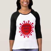 Wetenschap redt levens - de Corona Curve afvlakken T-shirt (Voorkant)