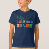 Wetenschap regeert kinder t-shirt (Voorkant)