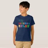 Wetenschap regeert kinder t-shirt (Voorkant volledig)