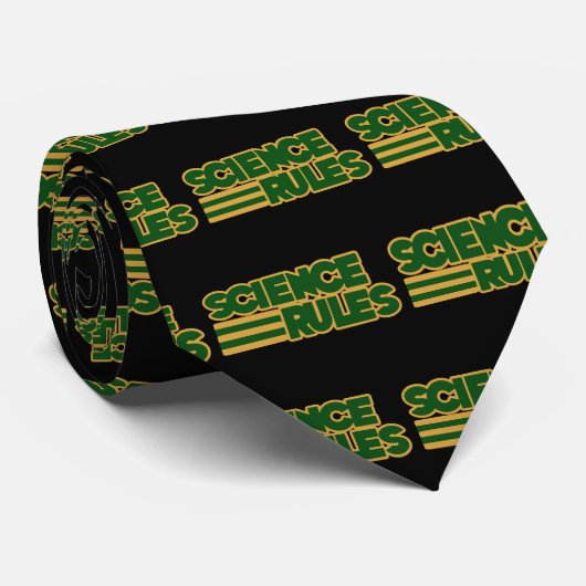 Wetenschap Regels Geek Leraar Stropdas (Opgerold)