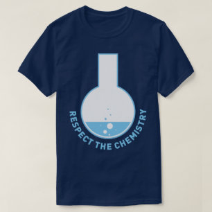Wetenschap respecteert het T-shirt chemiebiologie 