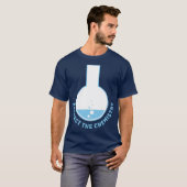 Wetenschap respecteert het T-shirt chemiebiologie  (Voorkant volledig)