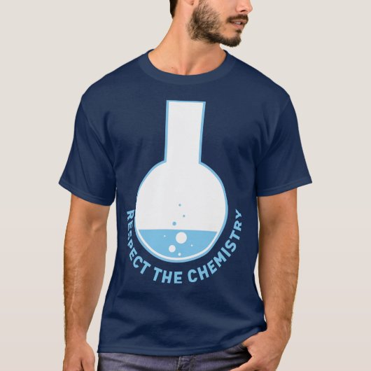Wetenschap respecteert het T-shirt chemiebiologie (Voorkant)