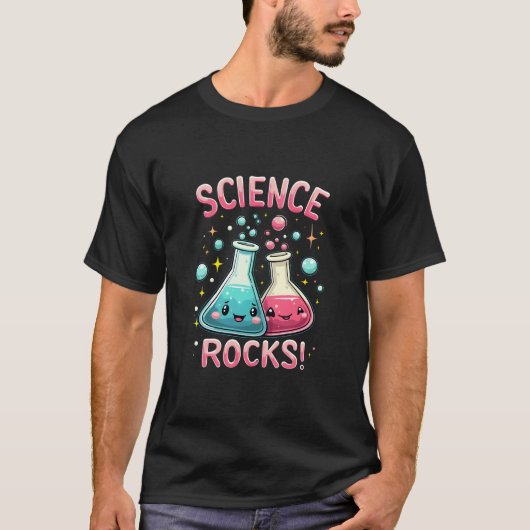 Wetenschap rocks grappige schattige breakers t-shirt (Voorkant)