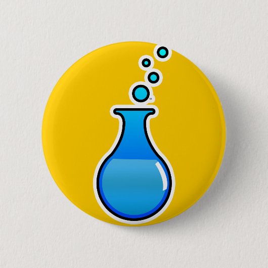 Wetenschap Ronde Button 5,7 Cm (Voorkant)