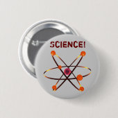 Wetenschap! Ronde Button 5,7 Cm (Voorkant /achterkant)
