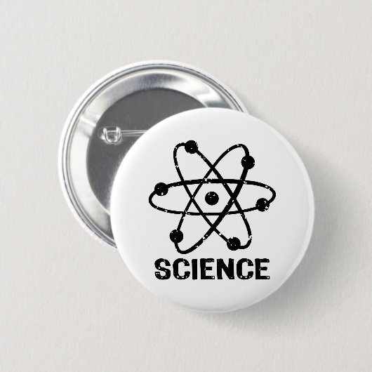 Wetenschap Ronde Button 5,7 Cm (Voorkant /achterkant)