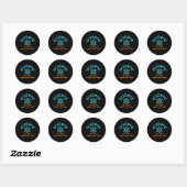Wetenschap Ronde Sticker (Vel)