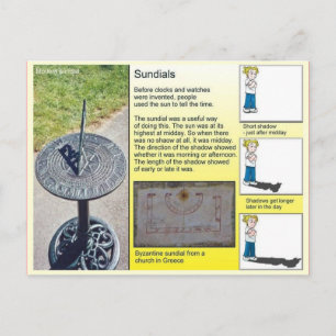 Wetenschap, Schaduwen en Zonedalen Briefkaart