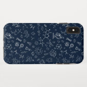 Wetenschap / scheikunde tekenpatroon Case-Mate iPhone case (Achterkant (horizontaal))