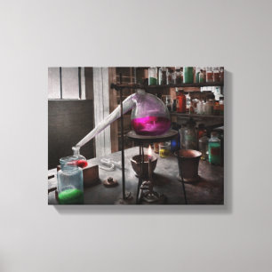 Wetenschap - Scheikundige - Scheikunde voor Genees Canvas Afdruk