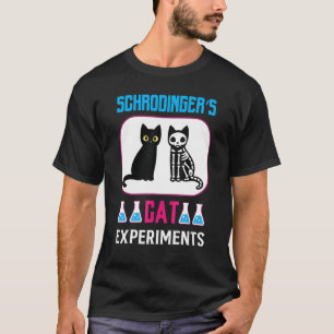 Wetenschap Schrödingers Kat Experimenten T-shirt