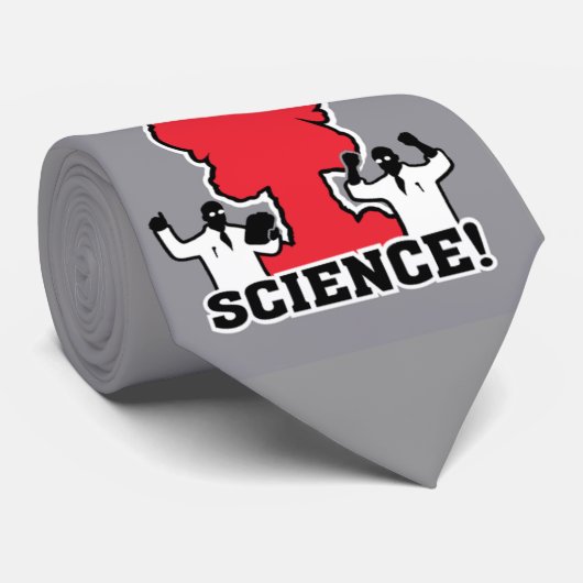 wetenschap! stropdas (Opgerold)