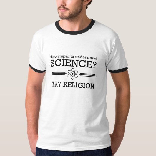 Wetenschap te moeilijk? t-shirt (Voorkant)