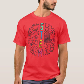 Wetenschap, techniek, techniek en wiskunde - STEM T-shirt