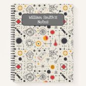 Wetenschap Tekenen I Aangepaste Naam Kinderen Teru Notitieboek (Voorkant)