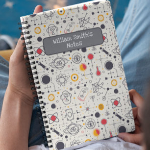 Wetenschap Tekenen I Aangepaste Naam Kinderen Teru Notitieboek