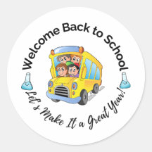 Wetenschap terug naar school sticker