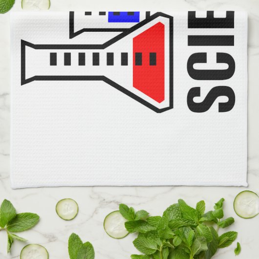 Wetenschap! Theedoek (Gevouwen)