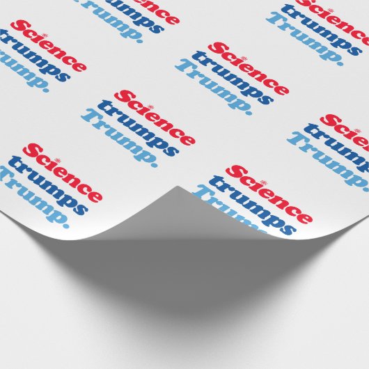 Wetenschap troeft Trump af Cadeaupapier (Hoek)