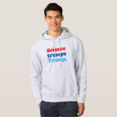 Wetenschap troeft Trump af Hoodie (Voorkant volledig)