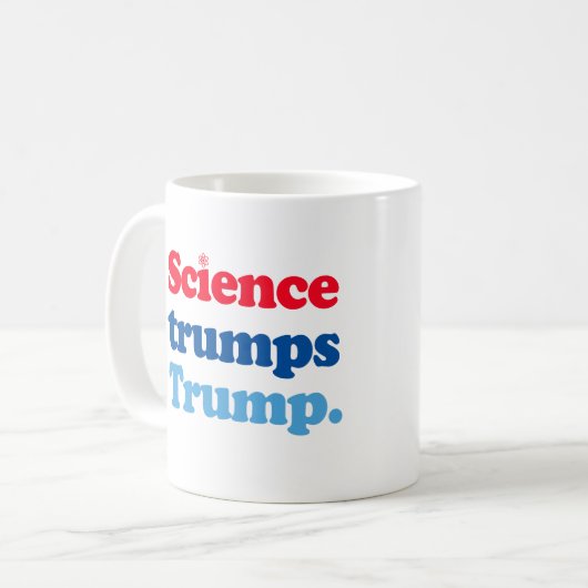 Wetenschap troeft Trump af Koffiemok (Voorkant links)