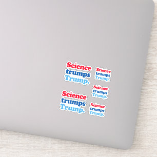 Wetenschap troeft Trump af Sticker