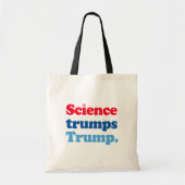 Wetenschap troeft Trump af Tote Bag (Voorkant)