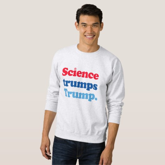 Wetenschap troeft Trump af Trui (Voorkant volledig)