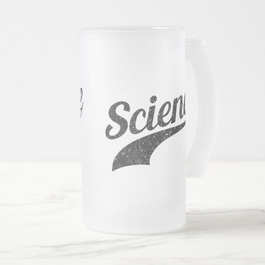 Wetenschap - True Believer Matglas Bierpul (Voorkant rechts)