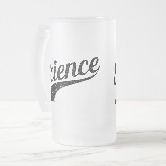 Wetenschap - True Believer Matglas Bierpul (Voorkant links)