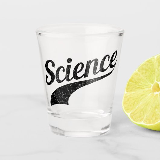 Wetenschap - True Believer Shot Glas (Voorkant)