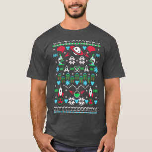 Wetenschap Ugly KerstSweater T-shirt