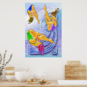 Wetenschap van de duif poster (Keuken)