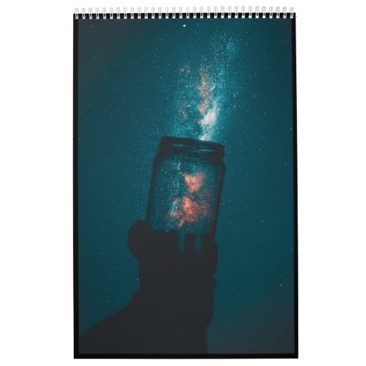 Wetenschap van de kosmos in een kruik kalender (Hoes)